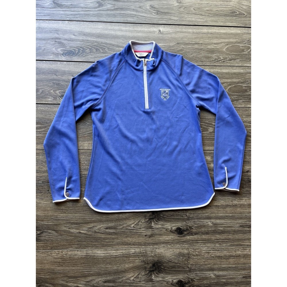 Clover by Bobby Jones Sweater Womens Large Quarter Zip Golf Pullover. Free S/H